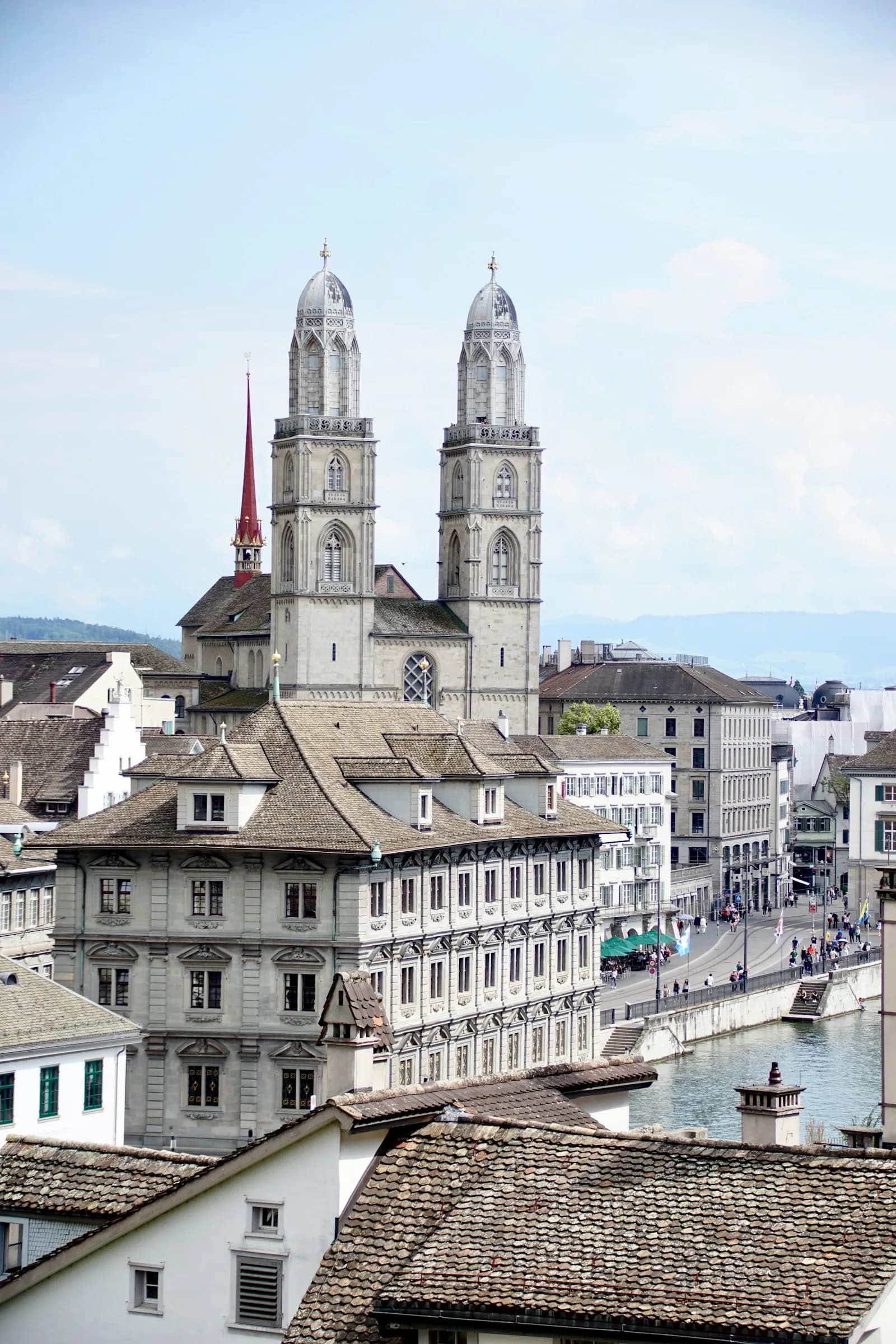 Zurich's enduring skyline above the Limmat
